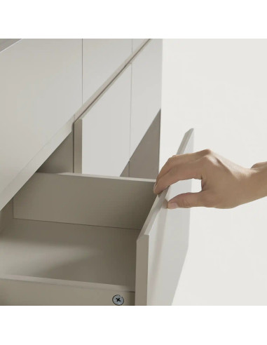 Cómoda 6 cajones Aura nogal