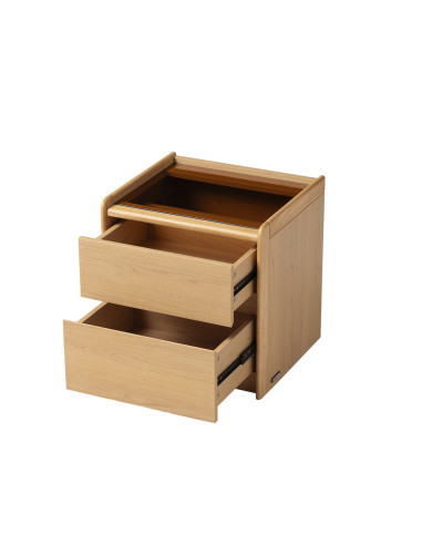 Velador 2 cajones Lucero madera