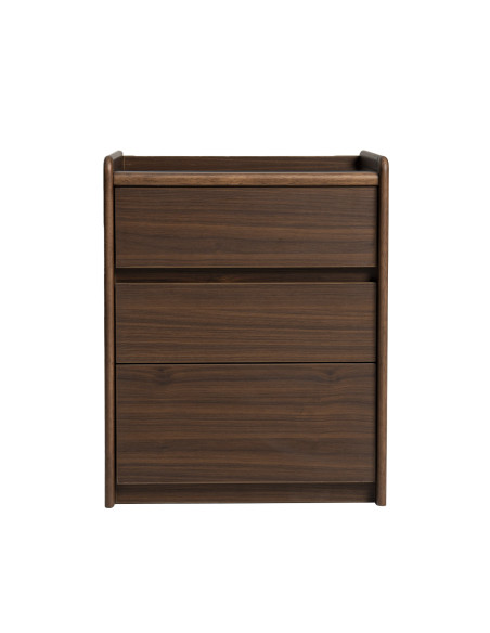 Velador 3 cajones Lucero nogal