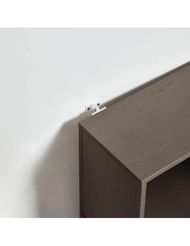 Estante 5 niveles Nexo nogal