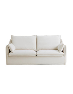 Sofá 2 cuerpos Limerick blanco