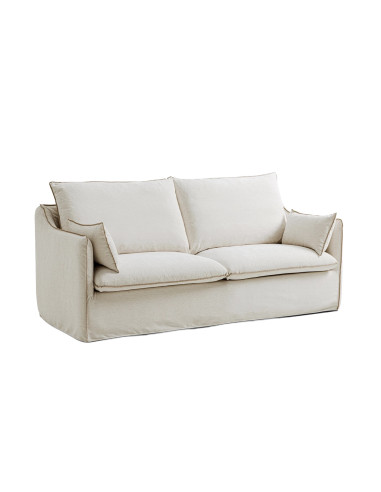 Sofá 2 cuerpos Limerick blanco