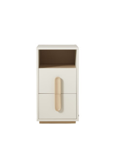 Velador 2 cajones Noctis madera