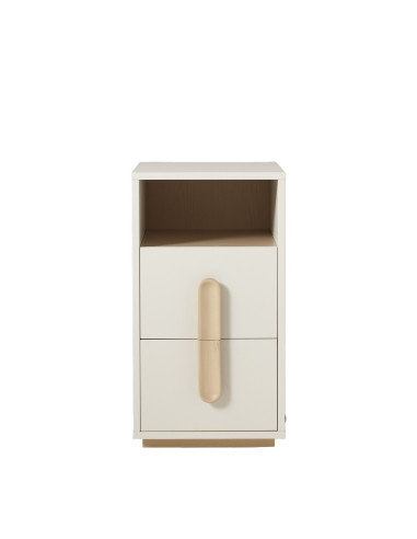 Velador 2 cajones Noctis madera