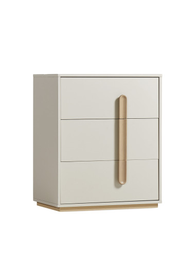 Velador 3 cajones Noctis madera