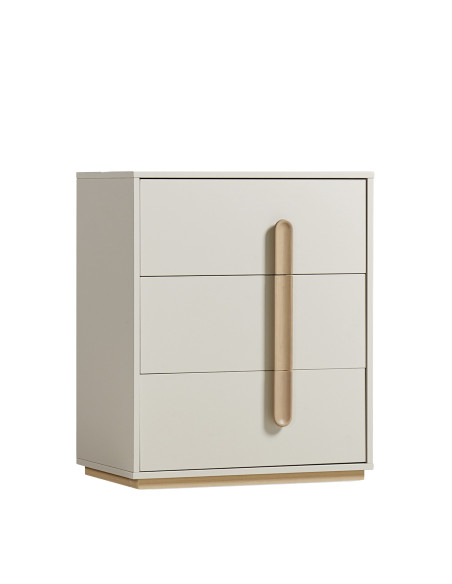 Velador 3 cajones Noctis madera