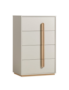 Velador 4 cajones Noctis madera 2