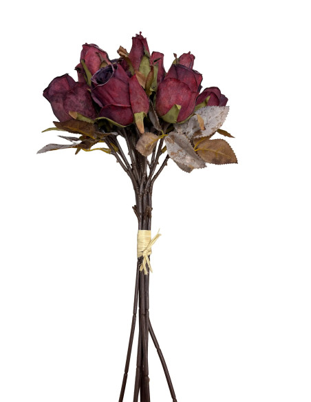 Ramo Rosas Secas Artificial Morado - Decoración Natural