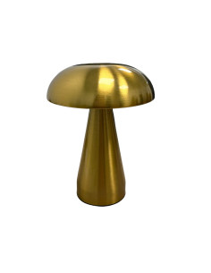 Lámpara hongo táctil Dorado
