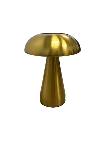 Lámpara hongo táctil Dorado