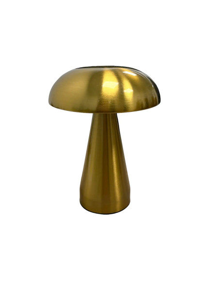 Lámpara hongo táctil Dorado