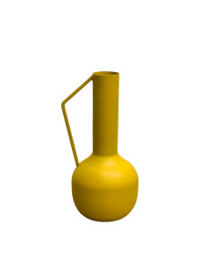 Florero Metal Lari 25cm Amarillo - Decoración Moderna 2