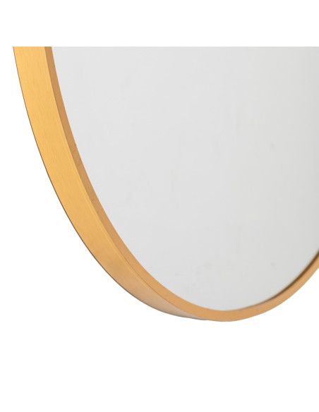 Espejo redondo 60cm Uri dorado