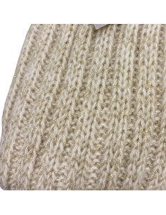 Manta Lisa Con Flecos Beige 130x170cm - Textil Hogar 2