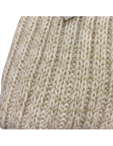 Manta Lisa Con Flecos Beige 130x170cm - Textil Hogar