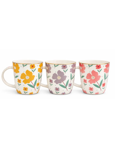 Tazón cerámica flores 350ml