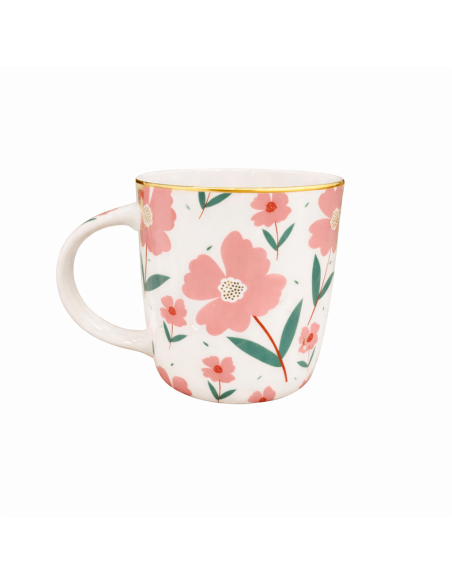 Tazón cerámica flores 350ml
