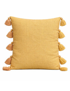 Cojín Pompones Óxido 45x45cm - Decoración Hogar Moderna 2