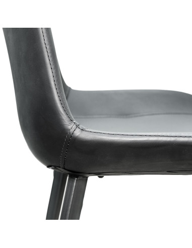 Juego comedor 4 sillas Daga gris