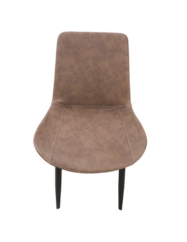 Juego comedor 4 sillas Daga camel