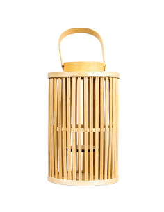 Farol Mixu Bambú 30cm - Decoración Natural y Elegante