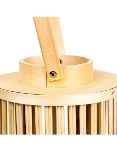 Farol Mixu Bambú 40 cm - Accesorio Decorativo Natural 2