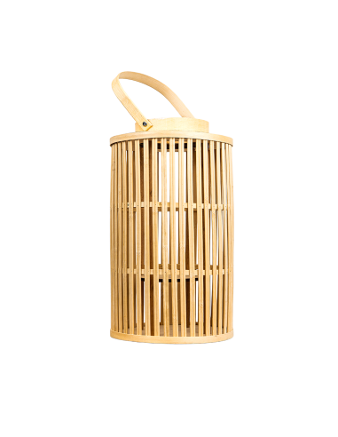 Farol Mixu Bambú 40 cm - Accesorio Decorativo Natural