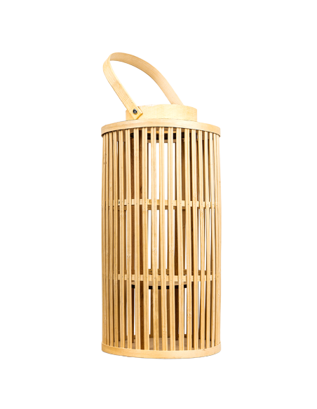Farol Mixu Bambú 50cm - Decoración Natural y Elegante
