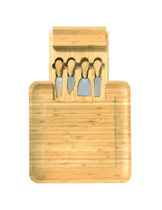 Tabla Quesos con Accesorios - Presentación Elegante de Quesos