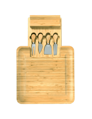 Tabla Quesos con Accesorios - Presentación Elegante de Quesos