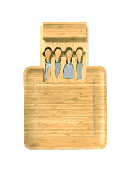 Tabla Quesos con Accesorios - Presentación Elegante de Quesos