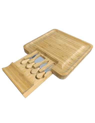 Tabla Quesos con Accesorios - Presentación Elegante de Quesos