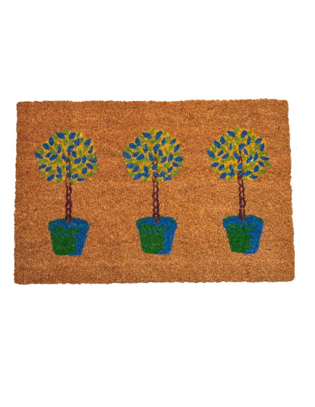 Limpiapies Árboles 40x60cm - Diseño Natural y Duradero