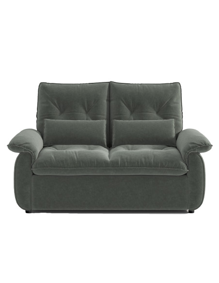 Sofá cama 2 cuerpos Torino gris