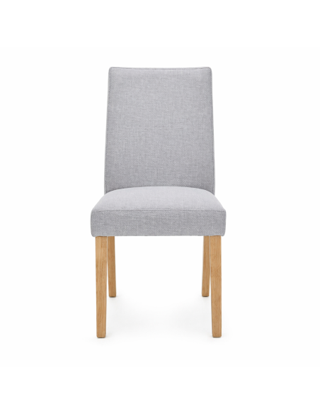 Silla Comedor Jules Gris Claro Set de 2 - Muebles de Comedor