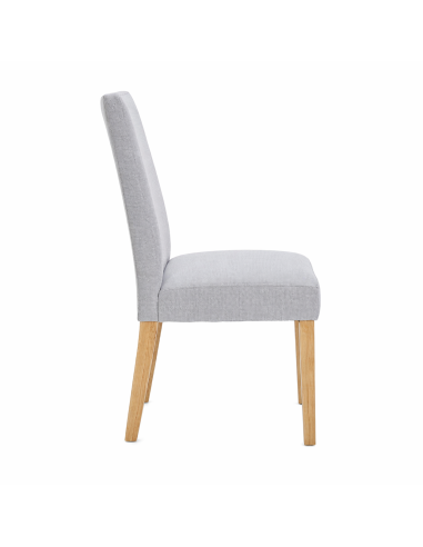 Silla Comedor Jules Gris Claro Set de 2 - Muebles de Comedor