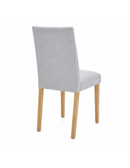 Silla Comedor Jules Gris Claro Set de 2 - Muebles de Comedor