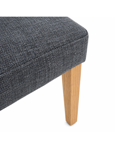 Silla Comedor Jules Gris Oscuro Set de 2 - Muebles de Comedor