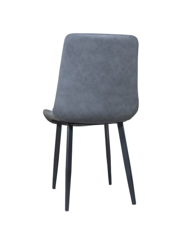 Silla comedor Sepha gris set de 2