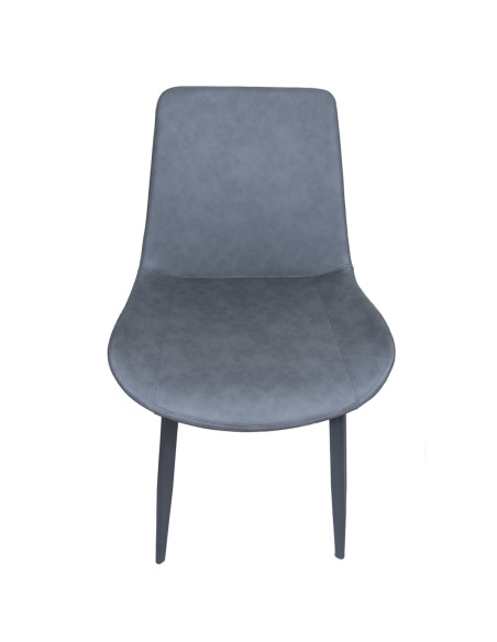 Silla comedor Sepha gris set de 2