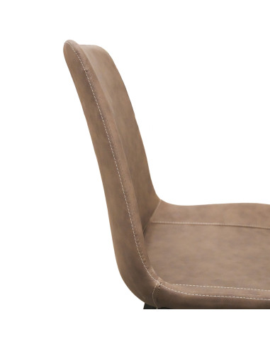 Juego comedor 4 sillas Daga blanco silla gris