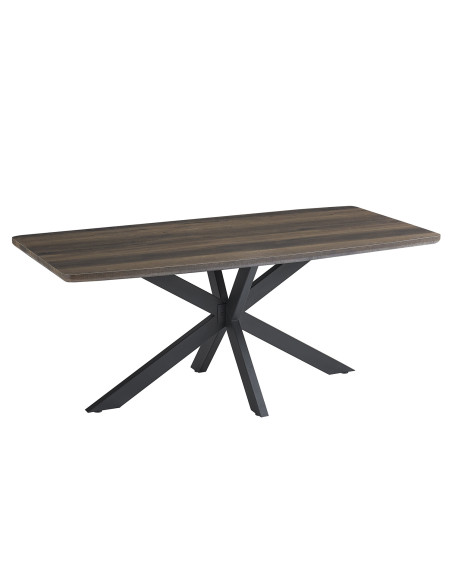 Mesa comedor 6 puestos Bonaire negro