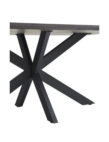Mesa comedor 6 puestos Bonaire negro