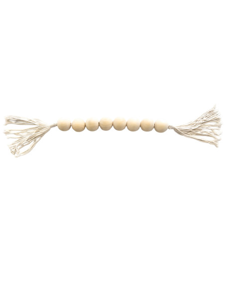 Cuentas de Madera Natural - Decoración Rústica y Natural