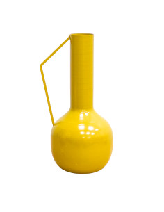 Florero Metal Lari 25cm Amarillo - Decoración Moderna 2
