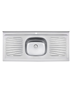 Lavaplatos de Acero Inoxidable 120x52 1