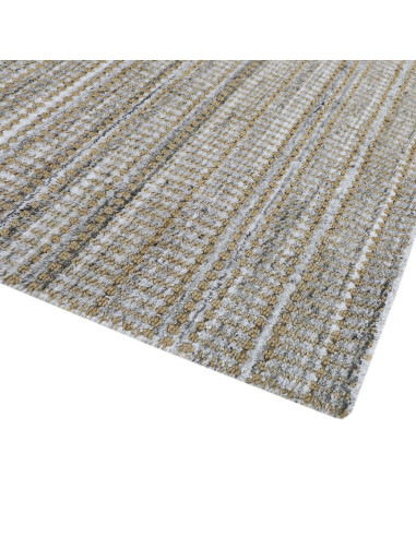 Alfombra Yute/Lana 120x180cm Bicolor Natural/Marfil - Living