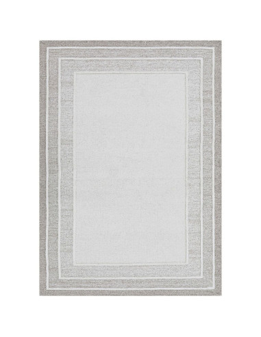Alfombra JH Recuadro Marfil/Beige 150x210cm - Decoración Living