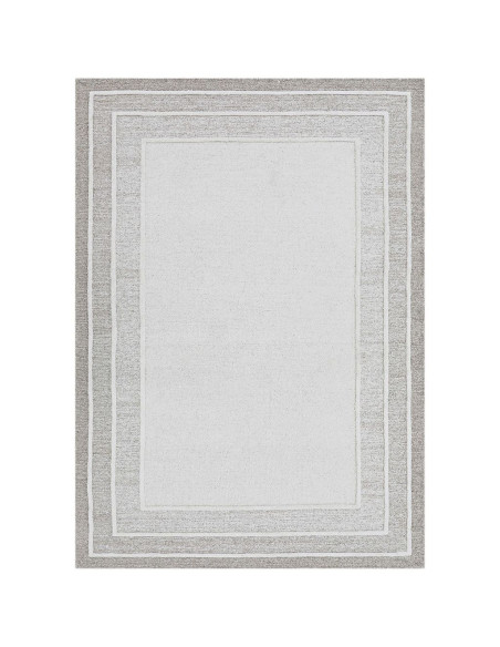 Alfombra JH Recuadro Marfil/Beige 150x210cm - Decoración Living