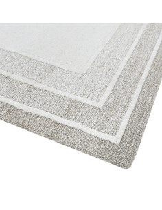 Alfombra JH Recuadro Marfil/Beige 150x210cm - Decoración Living 2